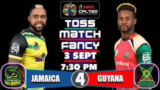 CPL 4th MATCH | JAMAICA TALLAWAHS VS GUYANA AMAZON WARRIORS 4 MATCH | PLAYING 11 SQUAD CPL MATCH 4