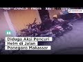 Diduga Aksi Pencuri Helm di Jalan Ponegoro Makassar yang Terekam CCTV