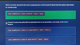 JavaScript Basics: Codecademy Functions Quiz with Adam Jackson.