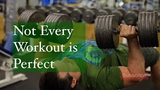 Not Every Workout is Perfect, Natural Bodybuilding Workout Vlog