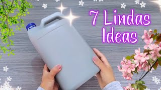 ♻️ MIRA LO QUE PUEDES HACER RECICLANDO GALONES / IDEAS CON RECICLAJE / Manualidades Fáciles