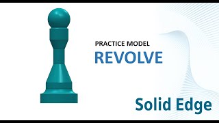 Solid Edge Tutorial for Beginners | Learn 3D Modeling Using Revolve Feature | 3D SOFT