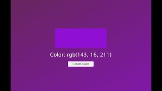 Random RGB Colors in Javascript