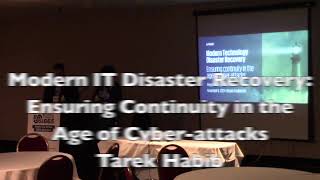 Modern IT disaster recovery: Ensuring continuity in the age of cyber attacks - Tarek Habib