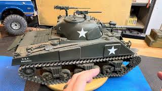 1/16 RC Tamiya Conversion to an early M4A3 with VVSS