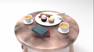 3D VISUALIZATION 2 CRN-11069-201801 assignment 2 cafe table