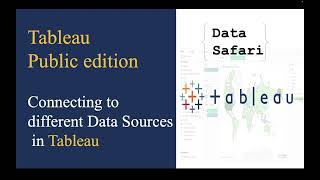 Tableau Tutorial-How to connect different data sources in Tableau?#youtube #tableau#new #subscribe
