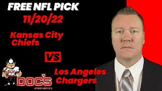 NFL Picks - Kansas City Chiefs vs Los Angeles Chargers Prediction, 11/20/2022 Week 11 NFL