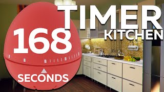 168 seconds Cooking timer | 2min 48sec Egg TIMER