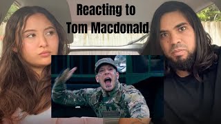 Girlfriend First Time Ever Listening & Reacting to TOM MACDONALD - America (Artist Reacts)