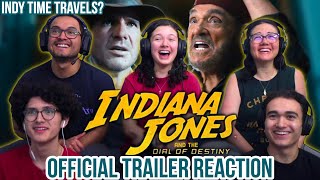 INDIANA JONES and THE DIAL OF DESTINY OFFICIAL TRAILER REACTION!! | MaJeliv | Indy Time Travels?