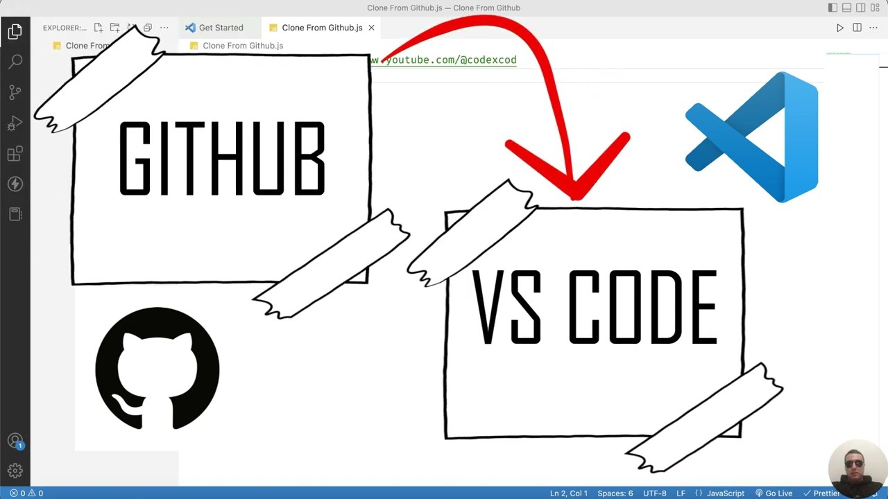 How To Clone A Project From GitHub Using Visual Studio Code - YouTube