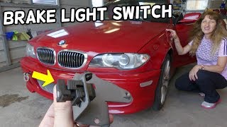 BRAKE LIGHT SWITCH REPLACEMENT LOCATION BMW E46 325i 328i 330i 320i 323i 318i 320d 318d 330d