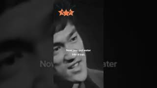 Empty your mind be formless, shapeless like water . Bruce Lee motivational speech  #shorts