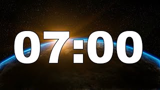 7 Minute (420 Seconds ) Timer with sound alarm - COUNTDOWN - stunden timer