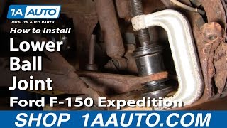 How To Replace Lower Ball Joint 97-02 Ford Expedition PART 2