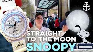 Exclusive access to the launch of the Swatch x Omega MoonSwatch Mission to the Moonphase