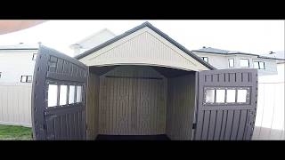 Rubbermaid Roughneck 7 X 7 Shed - build timelapse & walkaround
