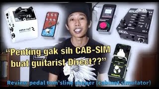 Penting gak sih Cabinet Simulator untuk seorang Guitarist? (Review tomsline cabinet simulator pedal)