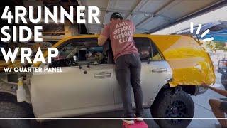Vinyl Wrapping a 5th Gen 4Runner | Side