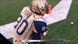 Winnipeg Blue Bombers Will Ford All Touchdowns As A Blue Bomber