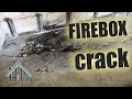 how to fix firebox crack, cracked fireplace, fireplace repair