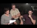 Daniel Sharman Reads Fan Mail to Tyler Hoechlin on Teen Wolf Set. (HD)