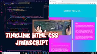 ASMR Programming - Coding Timeline Javascript - No Talking