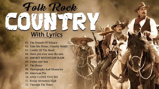 Folk Rock Country Music With Lyrics - Kenny Rogers,John Denver,Cat Stevens,... - Folk Rock Country