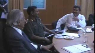 Sainik School, Bijapur, OBA Meet Jan 2005 at SSBJ Ajeets with Shree MP Prakash in conference hall