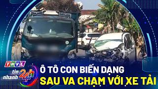 Tin nhanh 24h (06/4/2026): Ô tô con biến dạng sau va chạm với xe tải, 4 người thương vong