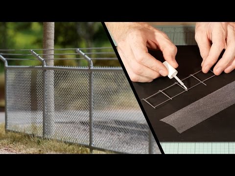 Chain Link Fence – Model Railroad Scenery Chain Link Fence – Model Railroad Scenery