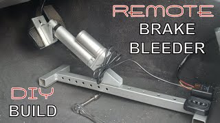 Remote Brake Bleeder - How to bleed brakes by yourself - DIY BUILD - Easiest way