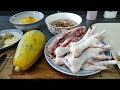 Papaya soup with chicken feet/Chinese style soup