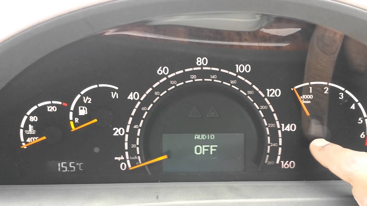 Part 5 5 Mercedes S Class W220 Instrument Cluster Repair Youtube