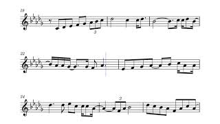 DIGNITY - Ado (for Trumpet in Bb) (Sheetmusic on Musescore) (with Music)