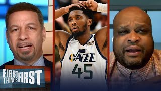 Donovan Mitchell reportedly won't force trade from Utah | NBA | FIRST THINGS FIRST