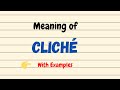 Cliché Meaning | Daily vocabulary | Vocabgram