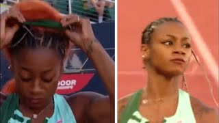 Sha’Carri Richardson Tosses Off Wig Ahead of Winning 100m in US Championship