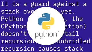 What is the maximum recursion depth in Python, and how to increase it?