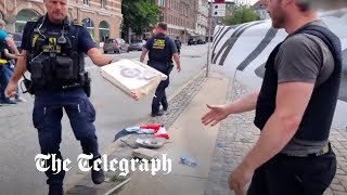 Police in Denmark hand Koran back to book burners