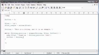 Beginner PHP Tutorial 49 String Functions String Position Part 2