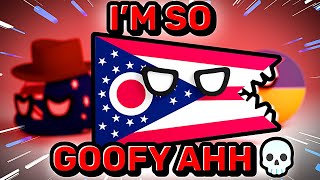 DOWN IN OHIO | Countryballs Animation (written by stream chat)