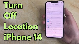 How to Turn Off Location on iPhone 14 - Step by Step