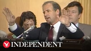 Joe Biden makes impassioned speech on apartheid in resurfaced 1986 footage