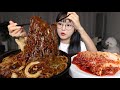 윤기좔좔 짜장면에 매콤한 겉절이 찰떡궁합 먹방 JJAJANGMYEON & FRESH KIMCHIㅣMUKBANG ASMR