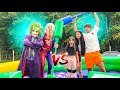 BECA BARRETO E NILSON NETO VS ARLEQUINA E CORINGA NO DESAFIO DO COTONETE GIGANTE -  CANAL DA BELINHA