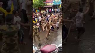 Ganpati Visarjan Police dance. 2022 Kolhapur part:-l. BhagatSingh 5 Kolhapur.भगतसिंग ५ कोल्हापूर.