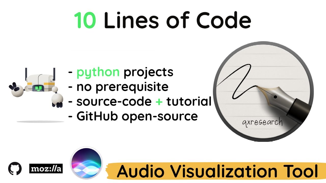 Audio Visualization Tool Python | #qxresearch #python - YouTube