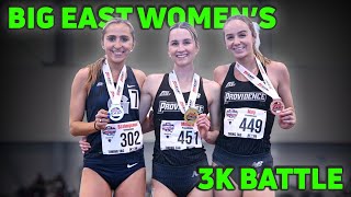 BIG EAST Indoor Track and Field Champs Women's 3K Comes Down To A Nail-Biting Finish